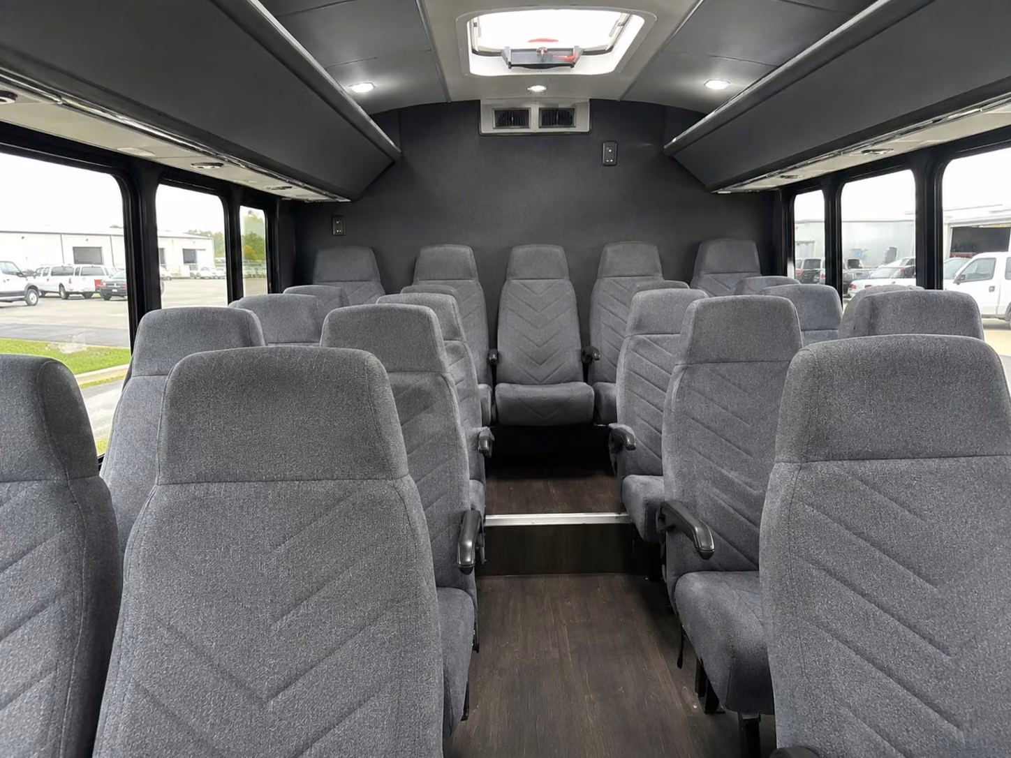 18 passenger minibus inside