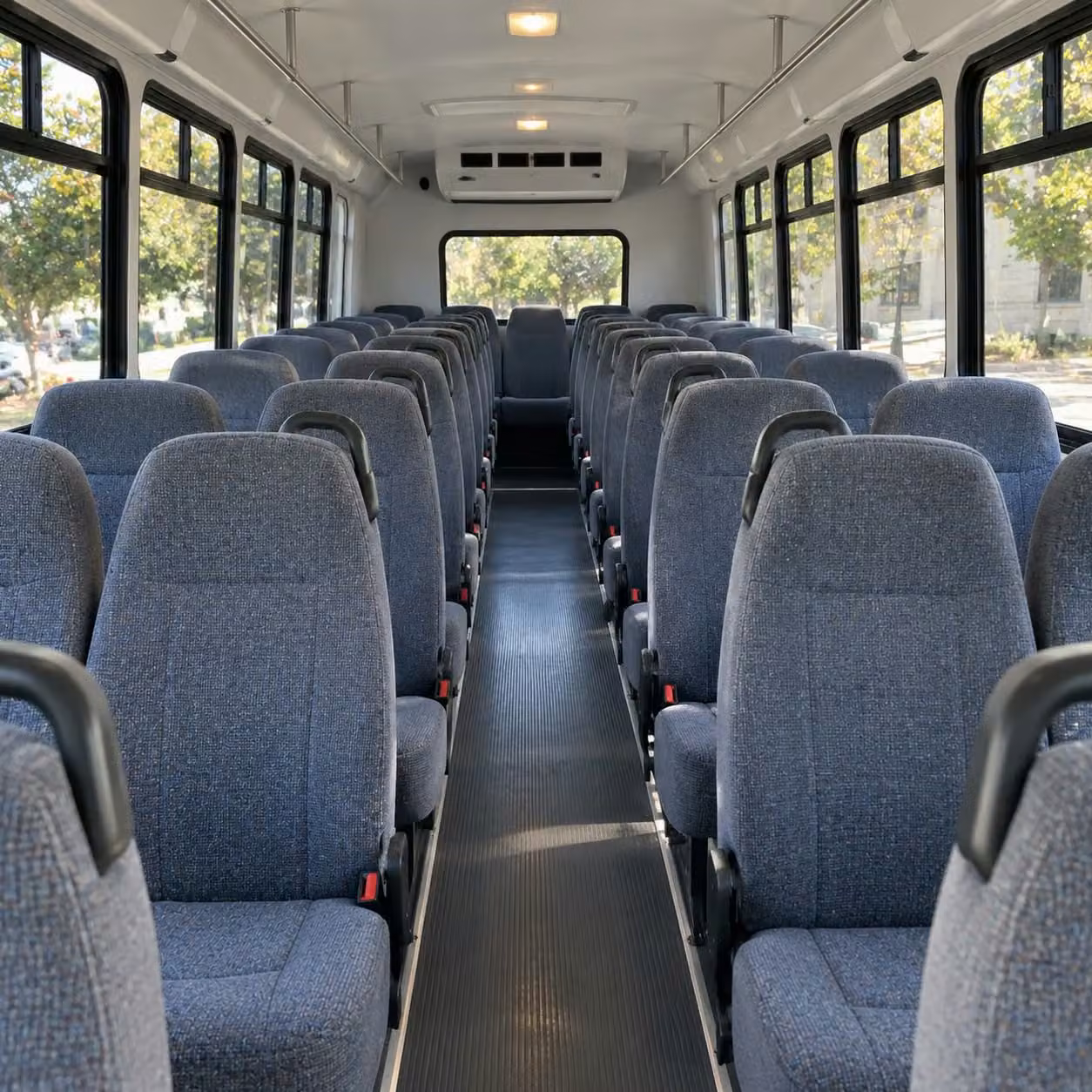 25 passenger minibus interior