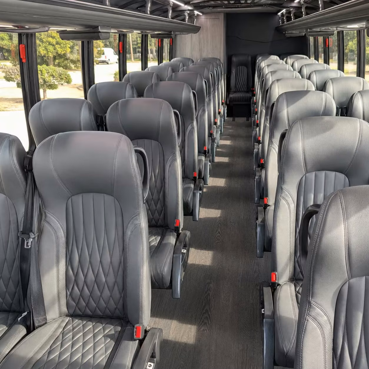 28 passenger minibus inside