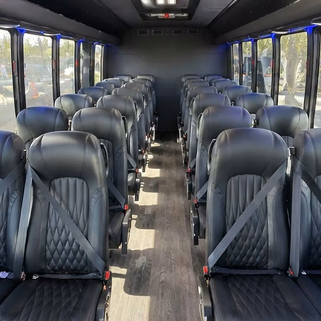 35 passenger minibus interior