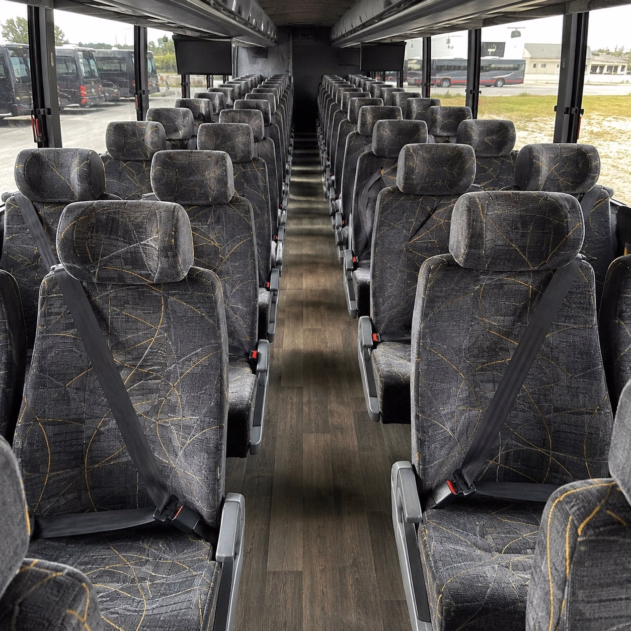 santa rosa charter bus inside
