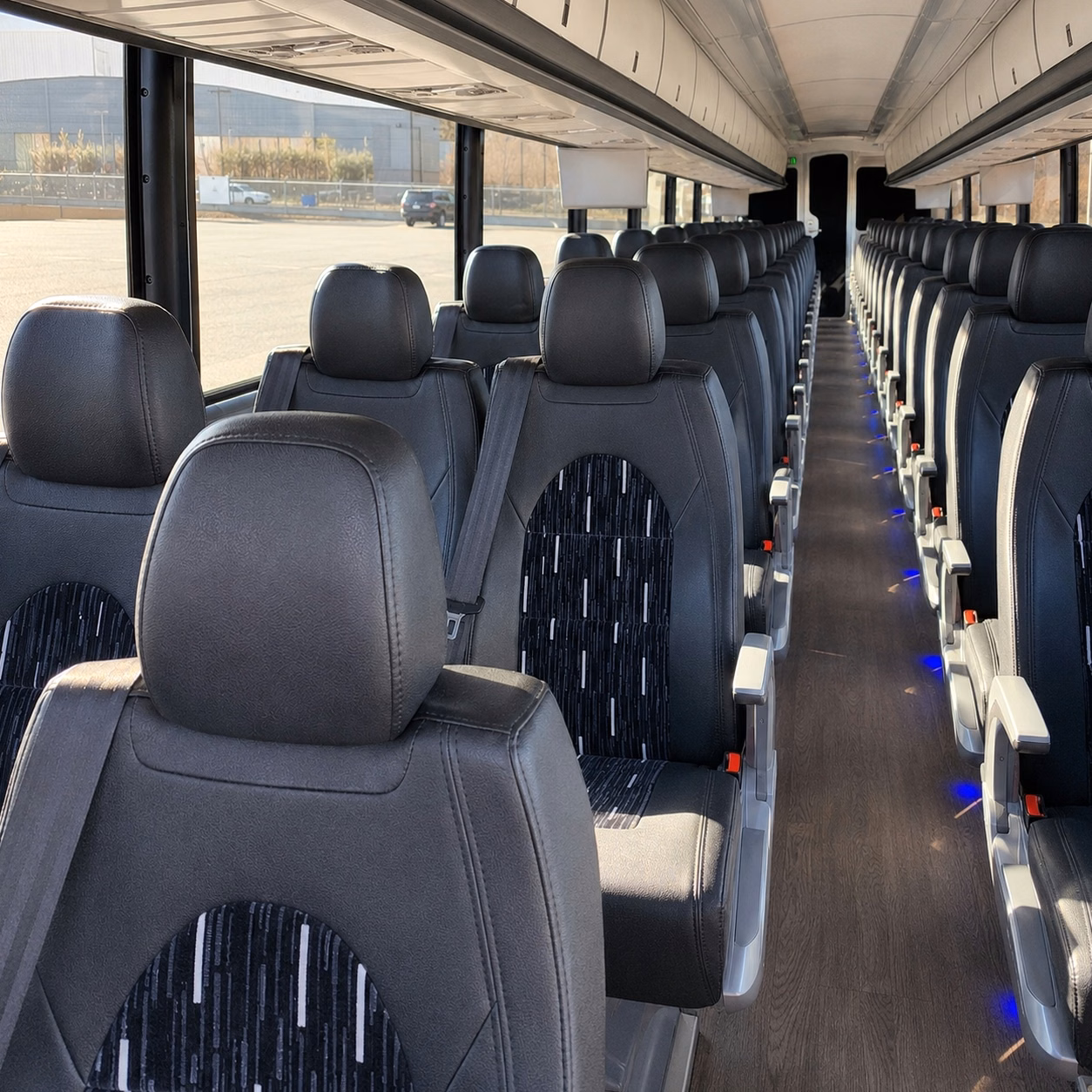santa rosa charter bus interior gallery