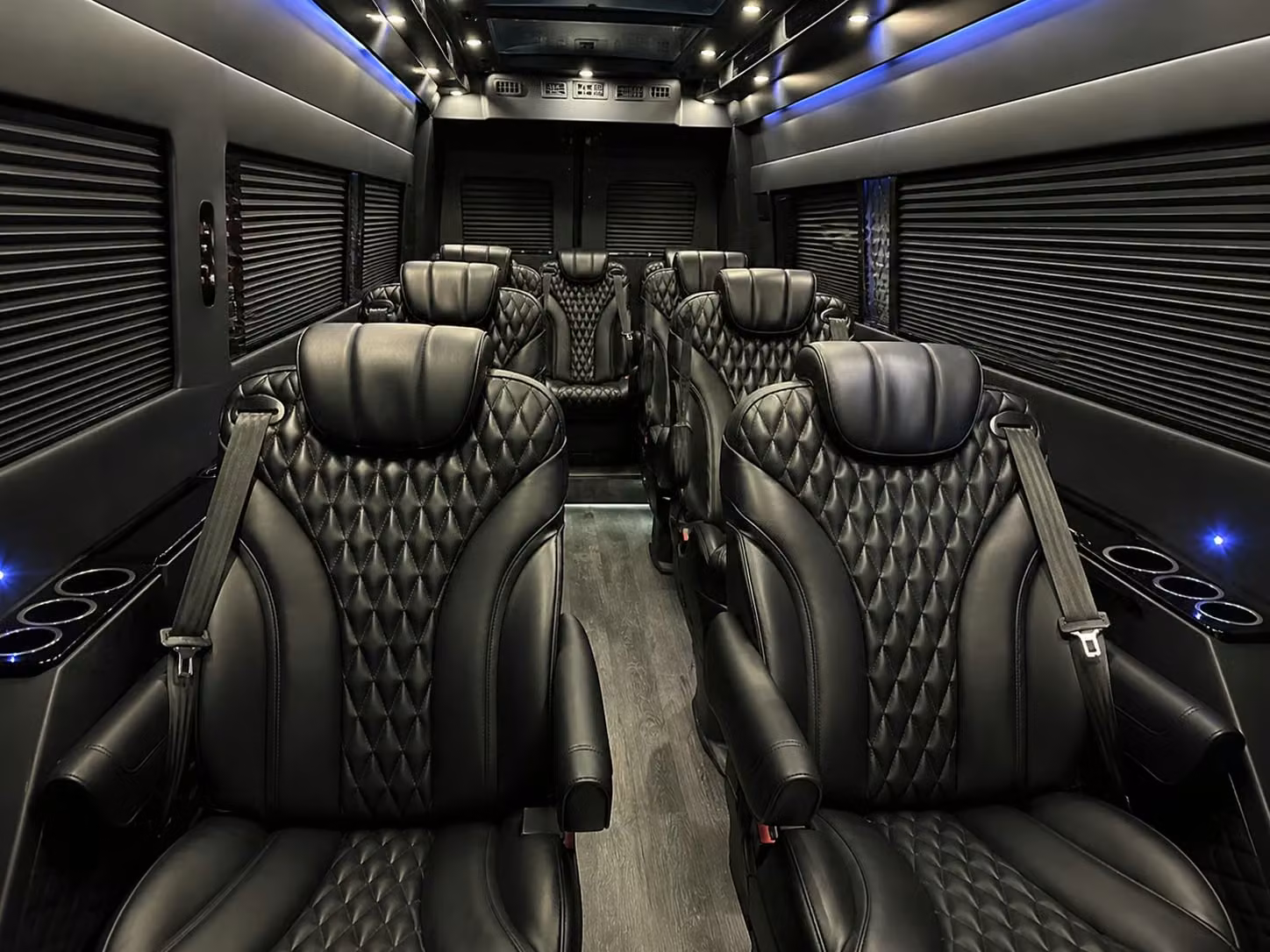 sprinter van with driver inside